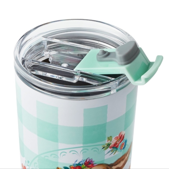 ❤️ New Pioneer Woman Sweet Romance Gingham Cow Tumbler - Picture 2 of 6